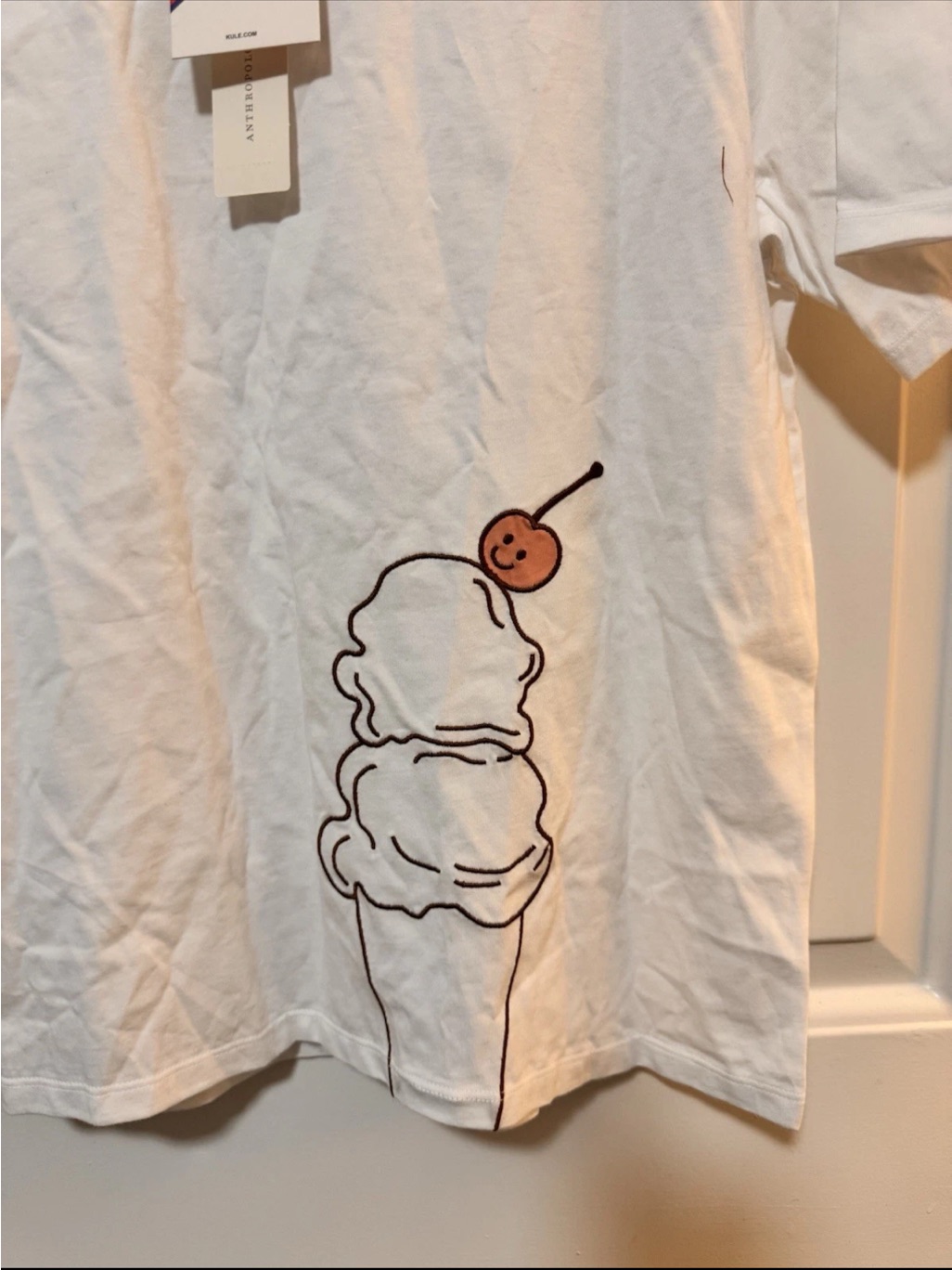 Kule Modern Ice Cream Tee Women’s Size Xl Nwt — image 3 of 7